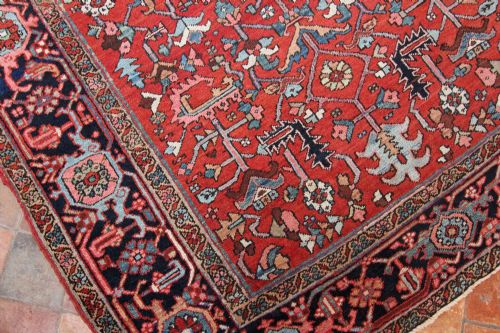 ANTIQUE HERIZ KELLEH CARPET - ADDITIONAL PHOTO 8