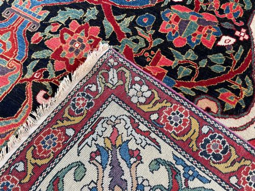 ANTIQUE FARAHAN RUG - ADDITIONAL PHOTO 1