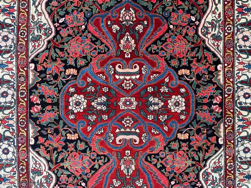 ANTIQUE FARAHAN RUG - ADDITIONAL PHOTO 6