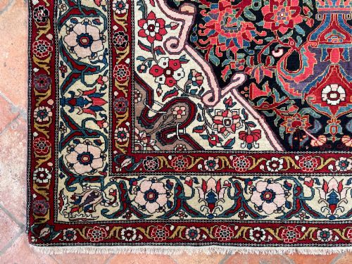 ANTIQUE FARAHAN RUG - ADDITIONAL PHOTO 7