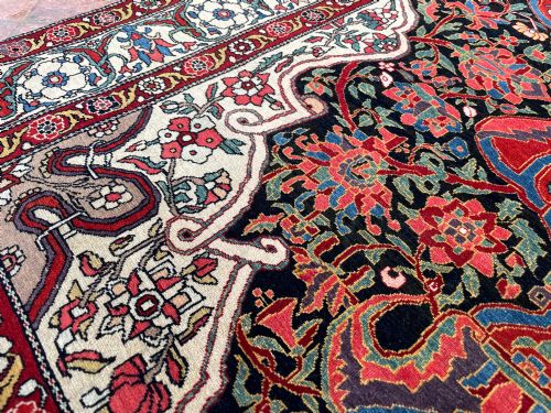 ANTIQUE FARAHAN RUG - ADDITIONAL PHOTO 8