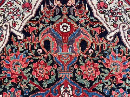 ANTIQUE FARAHAN RUG - ADDITIONAL PHOTO 9