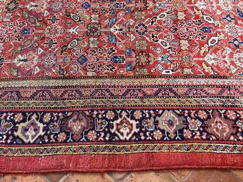 ANTIQUE MAHAL CARPET - ADDITIONAL PHOTO 3