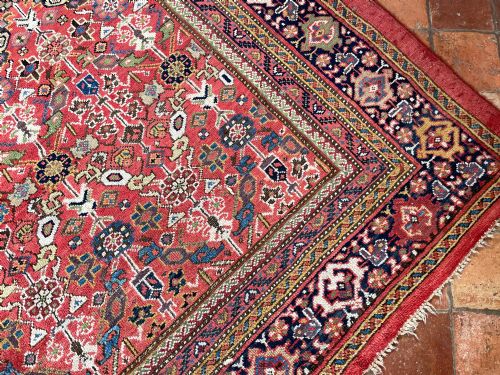 ANTIQUE MAHAL CARPET - ADDITIONAL PHOTO 8