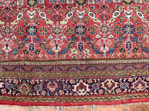 ANTIQUE MAHAL CARPET - ADDITIONAL PHOTO 9