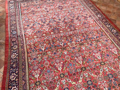 ANTIQUE MAHAL CARPET - ADDITIONAL PHOTO 11