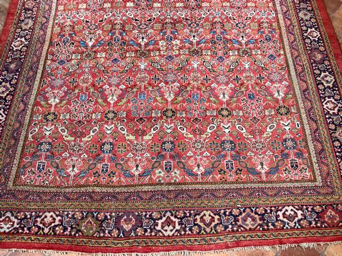 ANTIQUE MAHAL CARPET - ADDITIONAL PHOTO 12