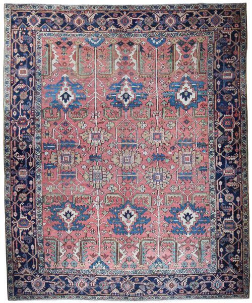 antique bakshaish carpet - CATEGORY: ANTIQUE RUGS - DATED 1890