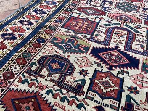 ANTIQUE KUBA RUG - ADDITIONAL PHOTO 8