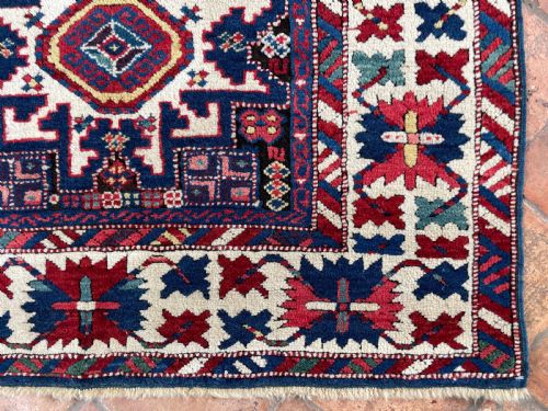 ANTIQUE LESGHI RUG - ADDITIONAL PHOTO 1