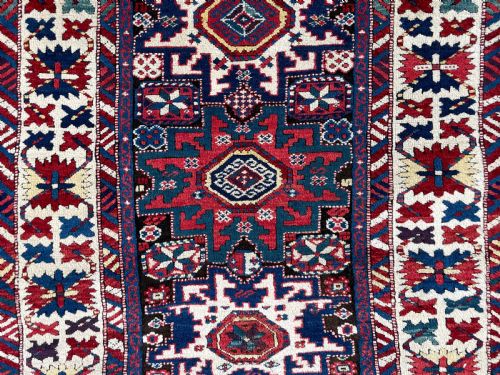 ANTIQUE LESGHI RUG - ADDITIONAL PHOTO 4
