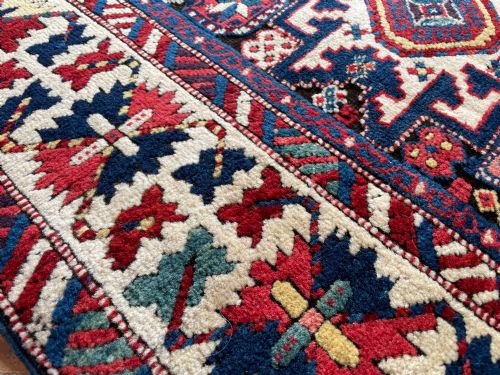 ANTIQUE LESGHI RUG - ADDITIONAL PHOTO 5