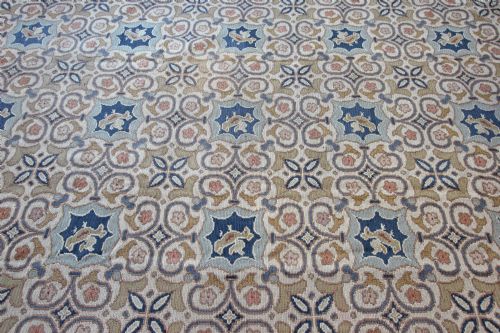 ANTIQUE PORTUGUESE NEEDLEPOINT - ADDITIONAL PHOTO 2