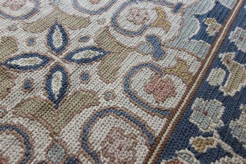 ANTIQUE PORTUGUESE NEEDLEPOINT - ADDITIONAL PHOTO 4