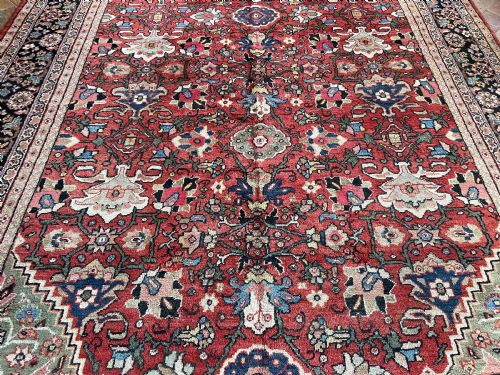 ANTIQUE MAHAL CARPET - ADDITIONAL PHOTO 6