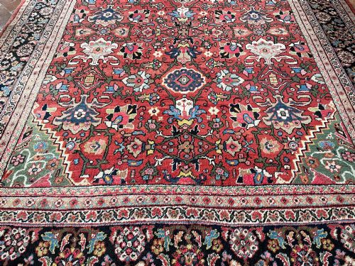ANTIQUE MAHAL CARPET - ADDITIONAL PHOTO 7