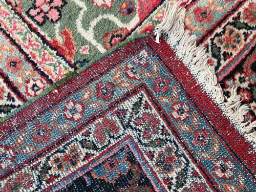 ANTIQUE MAHAL CARPET - ADDITIONAL PHOTO 8