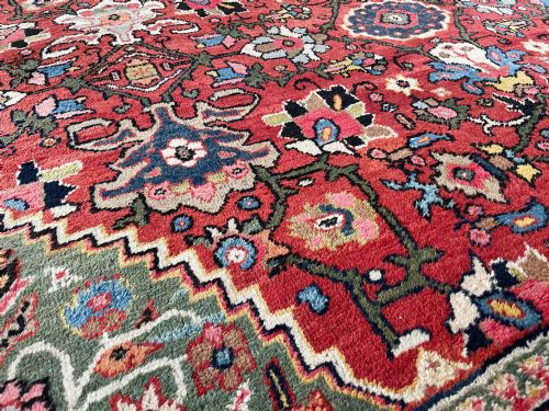 ANTIQUE MAHAL CARPET - ADDITIONAL PHOTO 11