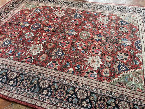 ANTIQUE MAHAL CARPET - ADDITIONAL PHOTO 12