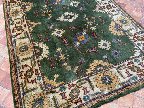 ANTIQUE USHAK CARPET - ADDITIONAL PHOTO 6