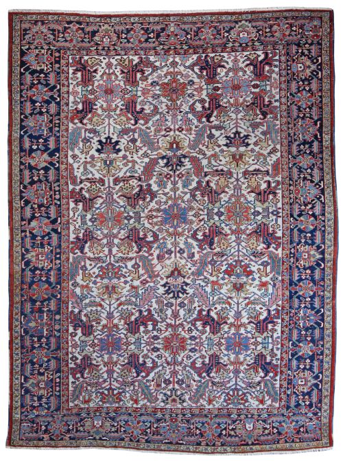 antique heriz carpet - CATEGORY: ANTIQUE RUGS - DATED 1910