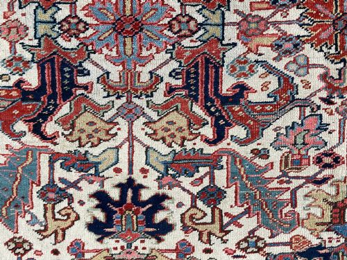 ANTIQUE HERIZ CARPET - ADDITIONAL PHOTO 2
