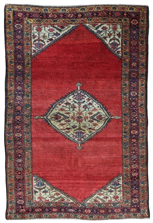 antique farahan rug - CATEGORY: ANTIQUE RUGS - DATED 1890