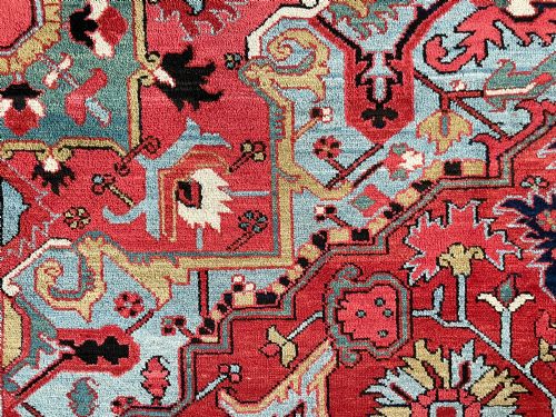 ANTIQUE KARAJA CARPET - ADDITIONAL PHOTO 2
