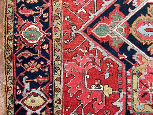 ANTIQUE KARAJA CARPET - ADDITIONAL PHOTO 3
