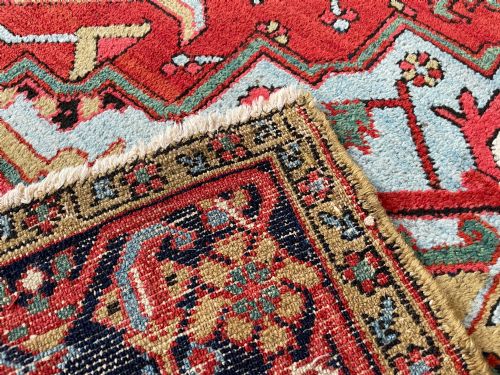 ANTIQUE KARAJA CARPET - ADDITIONAL PHOTO 5