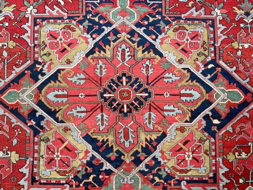 ANTIQUE KARAJA CARPET - ADDITIONAL PHOTO 7