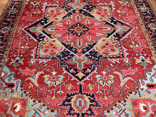 ANTIQUE KARAJA CARPET - ADDITIONAL PHOTO 8