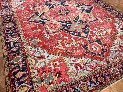 ANTIQUE KARAJA CARPET - ADDITIONAL PHOTO 10