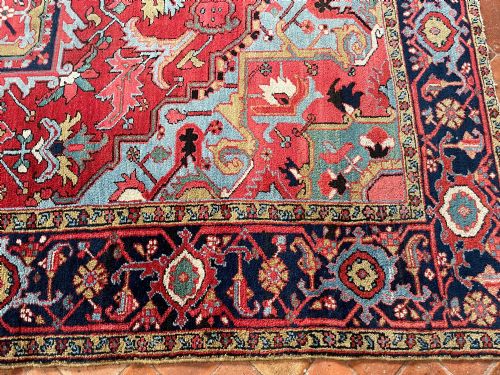 ANTIQUE KARAJA CARPET - ADDITIONAL PHOTO 11