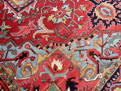 ANTIQUE KARAJA CARPET - ADDITIONAL PHOTO 12