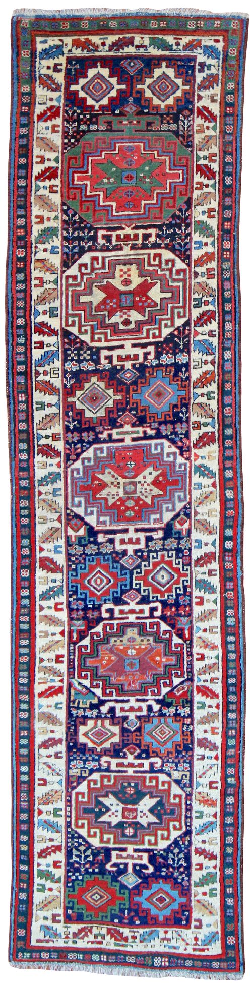 antique moghan runner - CATEGORY: ANTIQUE RUGS - DATED 1890