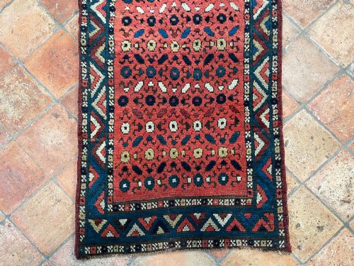 ANTIQUE KURDISH RUNNER - ADDITIONAL PHOTO 9