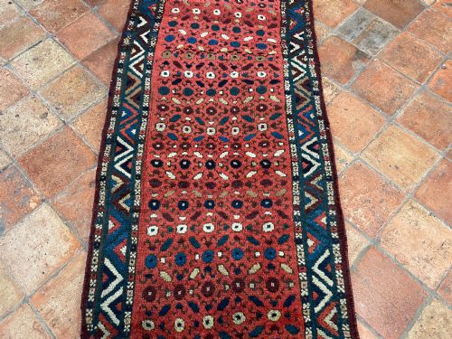 ANTIQUE KURDISH RUNNER - ADDITIONAL PHOTO 11