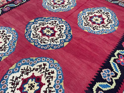 ANTIQUE BESSARABIAN KILIM - ADDITIONAL PHOTO 2