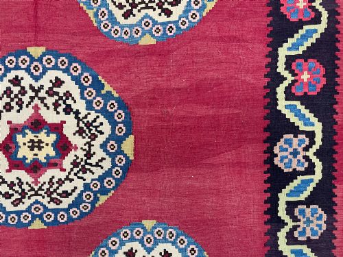ANTIQUE BESSARABIAN KILIM - ADDITIONAL PHOTO 5