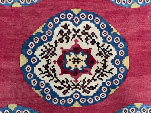 ANTIQUE BESSARABIAN KILIM - ADDITIONAL PHOTO 6