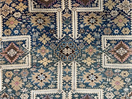 ANTIQUE KUBA AFSHAN RUG - ADDITIONAL PHOTO 8