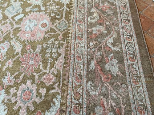 RARE SQUARE ANTIQUE USHAK CARPET - ADDITIONAL PHOTO 10