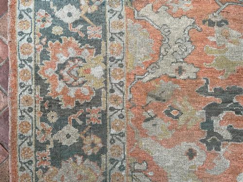 RARE ANTIQUE USHAK CARPET - ADDITIONAL PHOTO 2