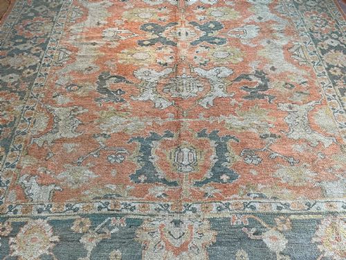 RARE ANTIQUE USHAK CARPET - ADDITIONAL PHOTO 5