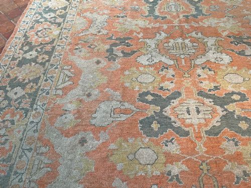RARE ANTIQUE USHAK CARPET - ADDITIONAL PHOTO 7