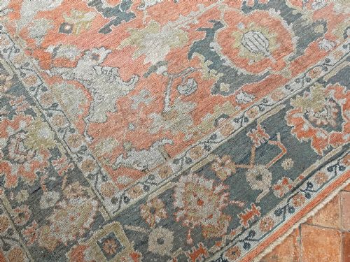 RARE ANTIQUE USHAK CARPET - ADDITIONAL PHOTO 8