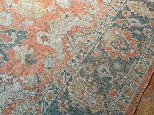 RARE ANTIQUE USHAK CARPET - ADDITIONAL PHOTO 9