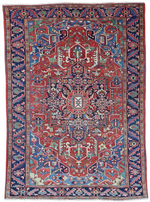 antique heriz carpet - CATEGORY: ANTIQUE RUGS - DATED 1900
