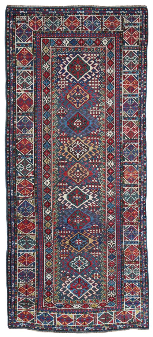 antique kuba rug - CATEGORY: ANTIQUE RUGS - DATED 1890